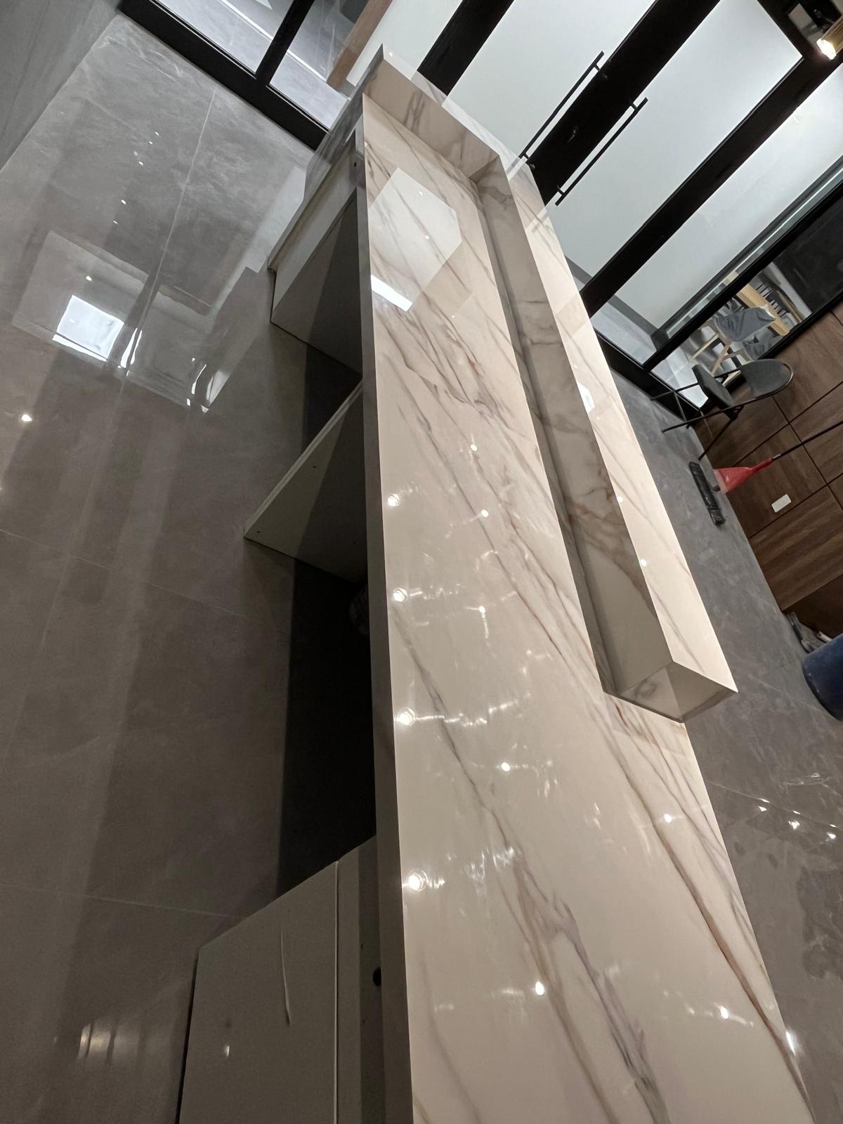 Porcelain Reception Desk Rear