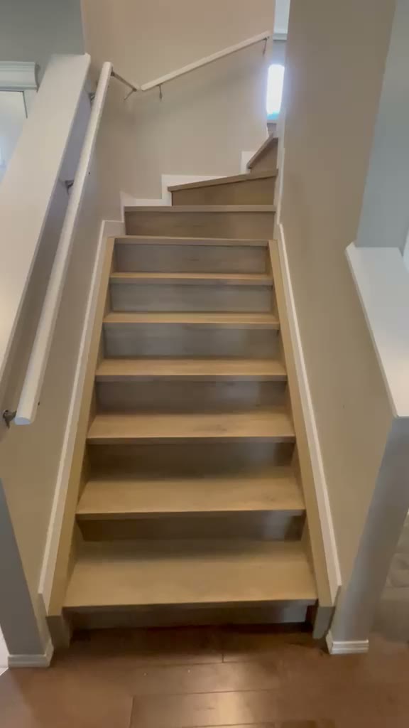 Luxury Vinyl Stairs and Floor