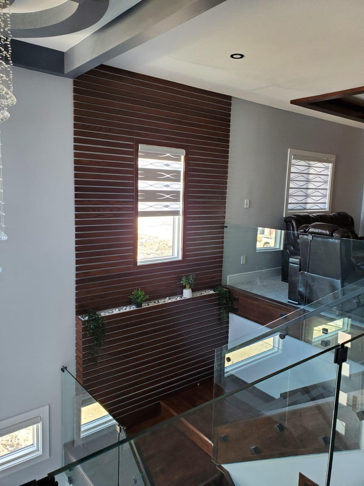 Walnut Slat Wall