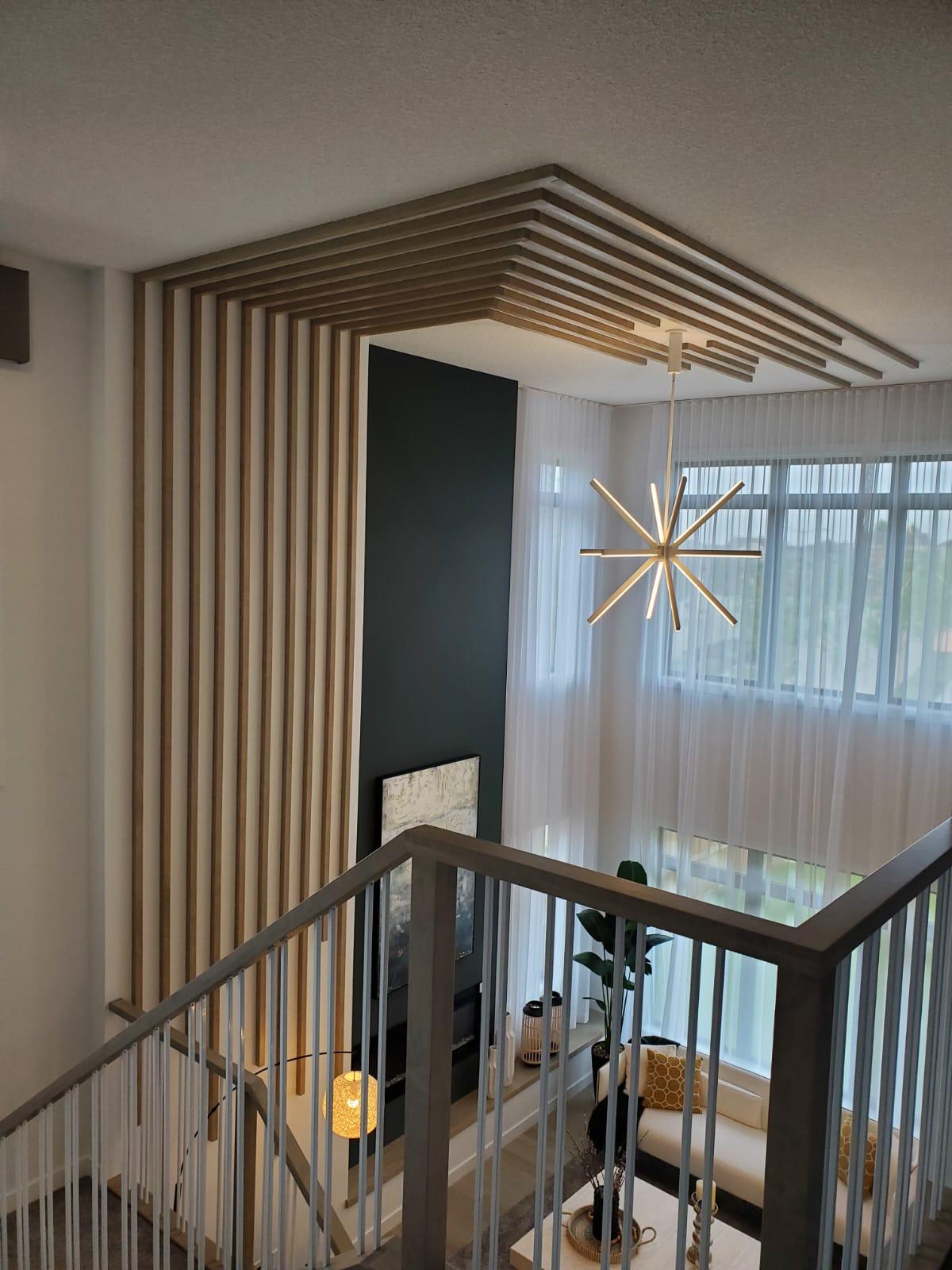 Custom home stairwell renovation by ALZ Quality Renovations