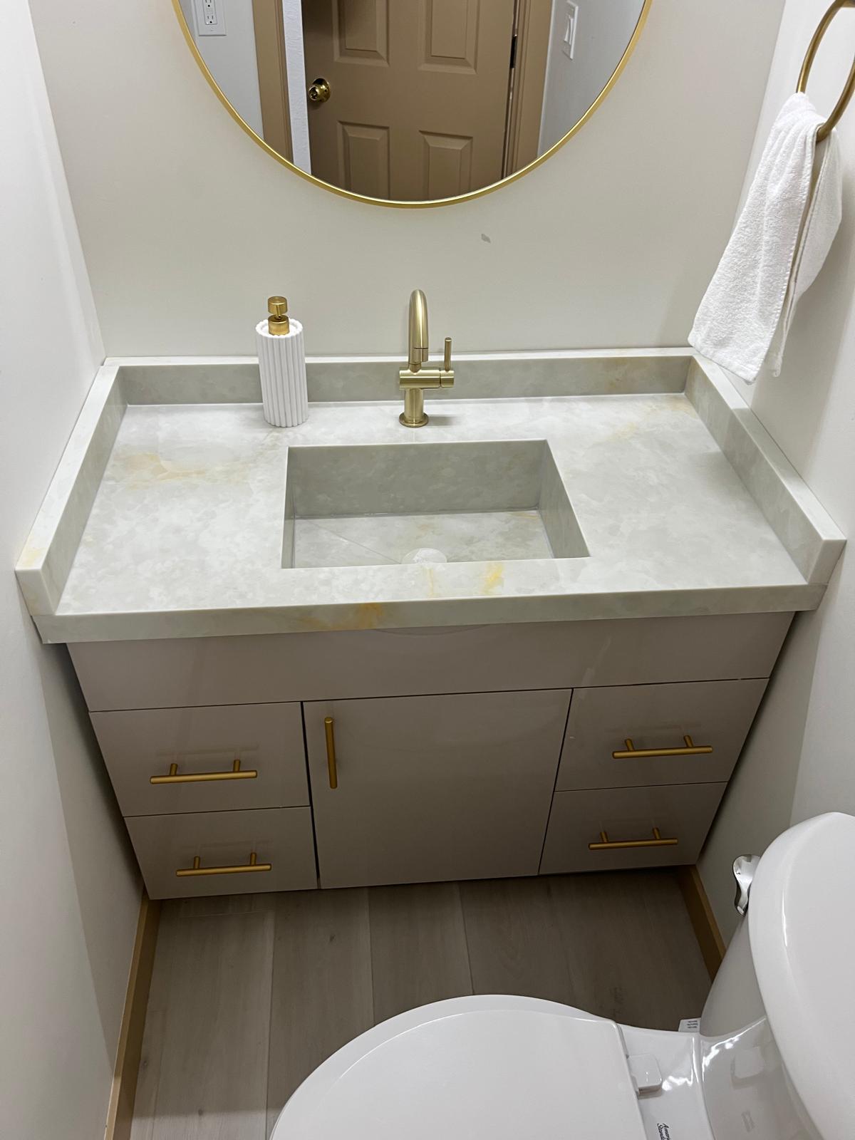 Integrated Stone Sink